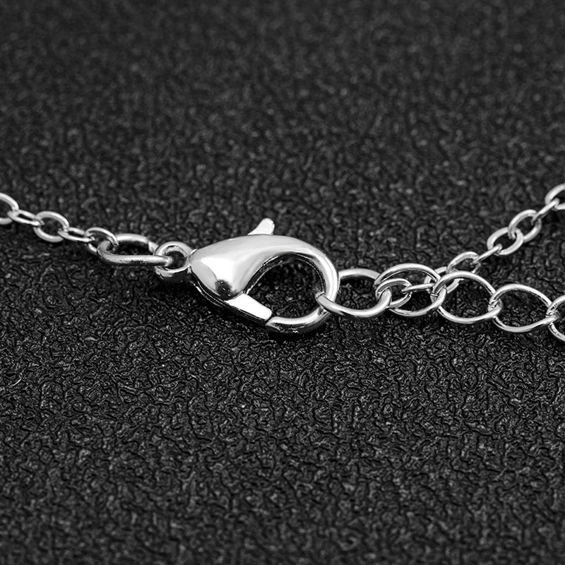Crystal Hand In Hand Mom And Baby Love Heart Pendant Necklaces For Mother
