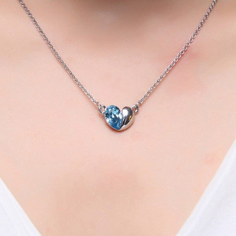 Crystal Heart Jewelry Set