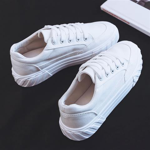 White shoes casual ins flat shoes
