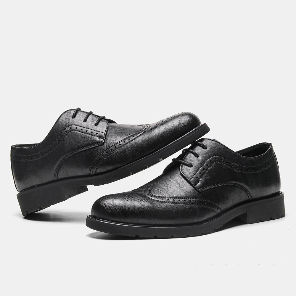 Large Size Business Shoes Soft Leather Shoes Dress Shoes